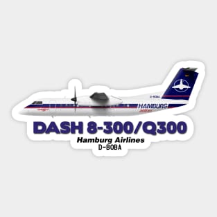 DeHavilland Canada Dash 8-300/Q300 - Hamburg Airlines Sticker